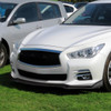 2014-2018 Infiniti Q50 Sport Glossy Black Polypropylene 3PC Bumper Lip