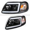 1997-2004 Ford F-150 / 1997-2002 Expedition LED C-Bar Projector Headlights (Black Housing/Clear Lens)