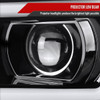 2007-2013 Toyota Tundra/ 2008-2017 Sequoia LED C-Bar Projector Headlights (Jet Black Housing/Clear Lens)