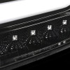 2015-2020 Chevrolet Tahoe Suburban/ 2016-2019 Suburban 3500HD LED C-Bar Projector Headlights w/ LED Turn Signal Lights (Jet Black Housing/Clear Lens)