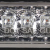 1992-1996 Ford F-150/F-250/F-350/Bronco LED 3rd Brake Light (Chrome Housing/Clear Lens)