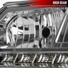 2000-2005 Chevrolet Impala Crystal Headlights w/ SMD LED Light Strip (Chrome Housing/Clear Lens)