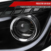 2006-2013 Chevrolet Impala / 2014-2015 Impala Limited / 2006-2007 Monte Carlo LED Bar Projector Headlights (Matte Black Housing/Clear Lens)