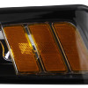 1999-2004 Ford Mustang Factory Style Headlights w/ Amber Reflectors(Matte Black Housing/Clear Lens)