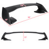 2008-2014 Subaru Impreza WRX/STI/2.5i Sedan Matte Black ABS 5PC Rear Trunk Spoiler Wing