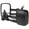 1999-2007 Chevrolet Silverado/Tahoe/Suburban GMC Sierra/Yukon XL Manual Adjustable & Extendable Black Cover Towing Mirrors