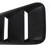 2005-2014 Ford Mustang Textured Black ABS Quarter Window Louvers