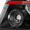 2004-2008 Ford F-150/ 2006-2008 Lincoln Mark LT Dual Halo Projector Headlights (Matte Black Housing/Clear Lens)