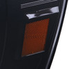 2006-2008 Dodge RAM 1500/ 2006-2009 2500 3500 Switchback LED C-Bar Projector Headlights (Glossy Black Housing/Smoke Lens)