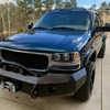 1999-2007 GMC Sierra/Yukon/Yukon XL Bumper Lights w/ Sequential Turn Signal Lights (Glossy Black Housing/Smoke Lens)