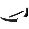 2017-2018 Ford Fusion Glossy Black Polypropylene 3PC Front Bumper Lip Set