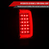 2007-2009 Dodge RAM 1500/2500/3500 LED Tail Lights (Chrome Housing/Smoke Lens)