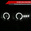 1999-2002 Chevrolet Silverado/ 2000-2006 Tahoe Suburban Dual Halo Projector Headlights w/ Bumper Lights (Black Housing/Smoked Lens)