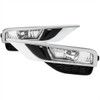 2015-2016 Honda CR-V H8 Fog Lights w/ Switch & Wiring Harness (Chrome Housin/Clear Lens)