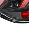 2013-2016 Scion FRS/ Subaru BRZ Lambo Style Sequential LED Tail Lights (Black Housing/Clear Lens)