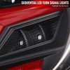 2013-2016 Scion FRS/ Subaru BRZ Lambo Style Sequential LED Tail Lights (Jet Black Housing/Clear Lens)