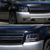 2007-2013 Chevrolet Avalanche/ 2007-2014 Tahoe Suburban LED C-Bar Projector Headlights -RS (Matte Black Housing/Clear Lens)