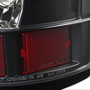 2000-2006 Chevrolet Suburban/Tahoe GMC Yukon/Yukon XL LED Tail Lights (Matte Black Housing/Clear Lens)