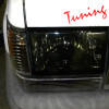 1993-1998 Jeep Grand Cherokee Factory Style Headlights (Chrome Housing/Smoke Lens)