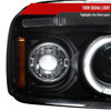 1994-2001 Dodge RAM Dual Halo Projector Headlights (Matte Black Housing/Clear Lens)