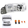 2005-2009 Ford Mustang Factory Style Bumper Lights (Chrome Housing/Smoke Lens)