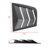 2011-2021 Dodge Charger Matte Black Window Louvers