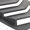 2011-2021 Dodge Charger Matte Black Window Louvers