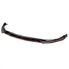 2019-2021 Honda Civic Sedan Glossy Black/Red Trim 3PC Front Bumper Lip Set