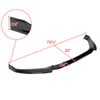 2017-2018 Audi A4/S4 Glossy Black 3PC Front Bumper Lip Splitter Kit