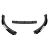 2019-2021 BMW 3-Series G20/G21 Glossy Black 3PC Front Bumper Lip Splitter Kit