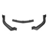 2018-2021 Acura TLX Matte Black 3PC Front Bumper Lip Splitter Kit