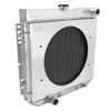 1963-1977 Ford Mustang/Maverick/Falcon/Torino/Fairlane / 1966-1973 Mercury Comet/Cougar/XR7 3 Row Radiator with Fan Shroud Design