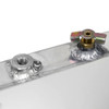 1963-1970 Ford Mustang/Fairlane/Falcon/Galaxie/Torino Mercury Cougar 3-Row Radiator with Fan Shroud Design