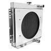 1963-1970 Ford Mustang/Fairlane/Falcon/Galaxie/Torino Mercury Cougar 3-Row Radiator with Fan Shroud Design