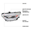 2015-2017 Ford Mustang/2018-2020 Mustang Shelby HID/Xenon Switchback Sequential LED Turn Signal Projector Headlights (Chrome Housing/Clear Lens) 2015-2017 Ford Mustang/2018-2020 Mustang Shelby HID/Xenon Switchback Sequential LED Turn Signal Projector Headlights (Chrome Housing/Clear Lens)