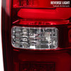 2009-2014 Ford F-150 Red C-Bar LED Tail Lights (Chrome Housing/Red Lens)