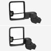 2020-2025 Chevrolet Silverado/GMC Sierra 2500HD/3500HD Power Adjustable, Heated, & Manual Extendable Black Towing Mirrors w/ Clear Lens LED Turn Signal & Clearance Lights