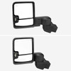 2020-2022 Chevrolet Silverado/GMC Sierra 2500HD/3500HD Power Adjustable, Heated, & Manual Extendable Black Towing Mirrors w/ Clear Lens LED Turn Signal & Clearance Lights