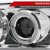 1999-2006 GMC Sierra/Yukon XL/SLT Dual Halo Projector Headlights & Bumper Lights (Chrome Housing/Clear Lens)