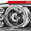 1999-2006 GMC Sierra/Yukon XL/SLT Dual Halo Projector Headlights & Bumper Lights (Chrome Housing/Clear Lens)