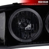 1999-2006 GMC Sierra/Yukon XL/SLT Dual Halo Projector Headlights & Bumper Lights (Glossy Black Housing/Smoke Lens)