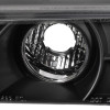 2004-2012 Chevrolet Colorado/GMC Canyon Dual Halo Projector Headlights with Corner Turn Signal Bumper Lights (Matte Black Housing/Clear Lens)