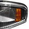 2004-2012 Chevrolet Colorado/GMC Canyon Dual Halo Projector Headlights with Corner Turn Signal Bumper Lights (Matte Black Housing/Clear Lens)