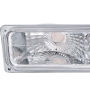 1994-1999 GMC C/K C10 Sierra Dual Halo Projector Headlights With Bumper and Corner Signal Lights (Chrome Housing/Clear Lens)