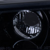 2004-2012 Chevrolet Colorado/GMC Canyon Dual Halo Projector Headlights with Corner Turn Signal Bumper Lights (Glossy Black Housing/Smoke Lens)