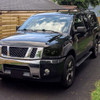 2004-2015 Nissan Titan / 2004-2007 Armada LED Bar Factory Headlights (Chrome Housing/Smoked Lens)