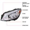 2015-2018 Mercedes-Benz C-Class W205 Full LED Projector Headlights with Sequential Turn Signal (Chrome Housing/Clear Lens) 2015-2018 Mercedes-Benz C-Class W205 Full LED Projector Headlights with Sequential Turn Signal (Chrome Housing/Clear Lens)