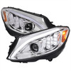 2015-2018 Mercedes-Benz C-Class W205 Full LED Projector Headlights with Sequential Turn Signal (Chrome Housing/Clear Lens) 2015-2018 Mercedes-Benz C-Class W205 Full LED Projector Headlights with Sequential Turn Signal (Chrome Housing/Clear Lens)