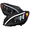 2015-2018 Mercedes-Benz C-Class W205 Switchback Sequential Turn Signal Projector Headlights (Matte Black Housing/Clear Lens) 2015-2018 Mercedes-Benz C-Class W205 Switchback Sequential Turn Signal Projector Headlights (Matte Black Housing/Clear Lens)