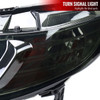 2006-2011 Honda Civic 4DR Sedan Factory Style Headlights w/ LED Strip (Chrome Housing/Smoke Lens)